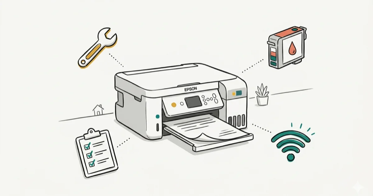 Epson Printer Troubleshooting: 9 Fixes That Actually Work cover image