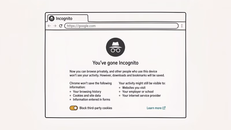 Illustration of incognito mode for err_cache_miss