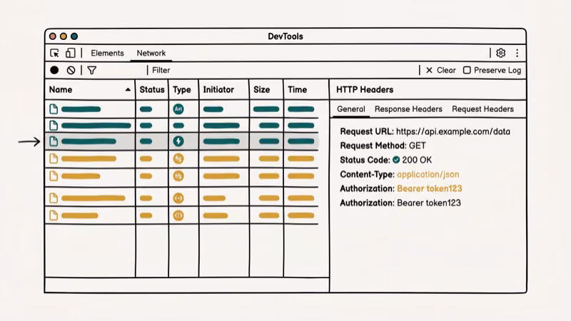 Illustration of http headers for err_empty_response