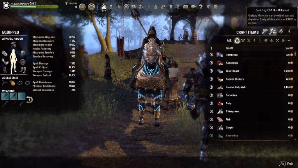 ESO gold farming - Resource Grinding
