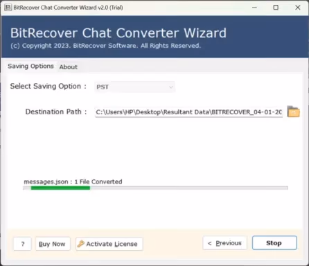 Bitrecover Chat Converter