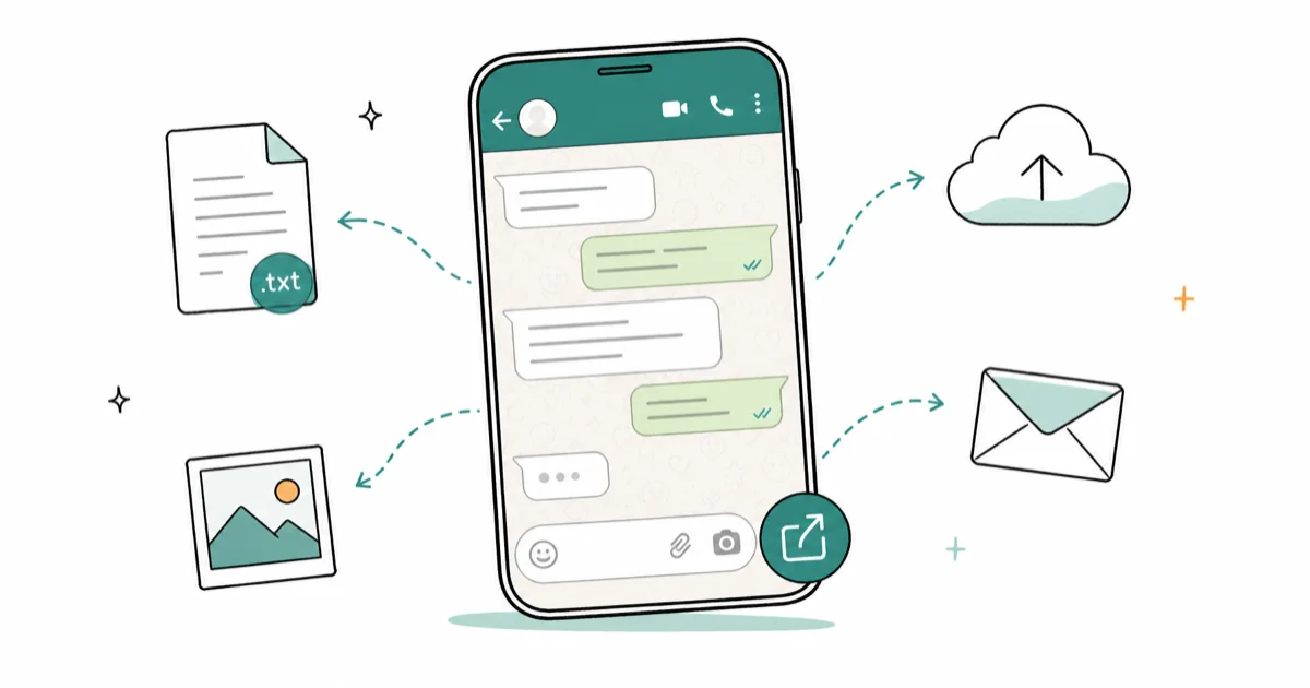 How to Export WhatsApp Chat on Android and iPhone (2026) cover image