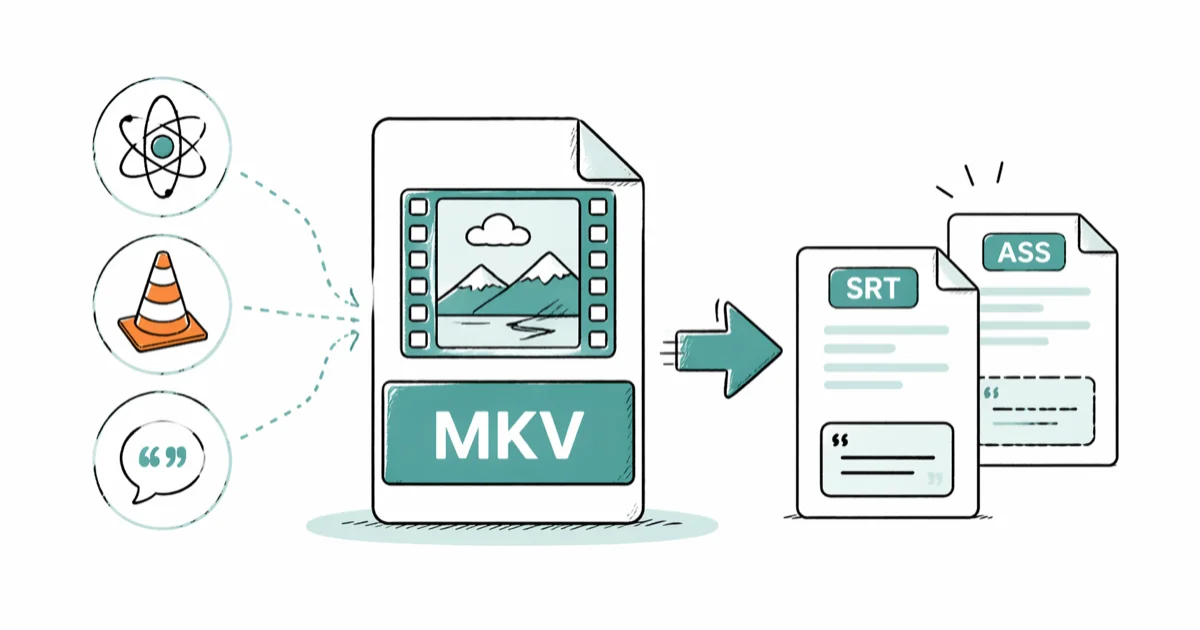 How to Extract Subtitles from MKV Files (3 Methods) cover image