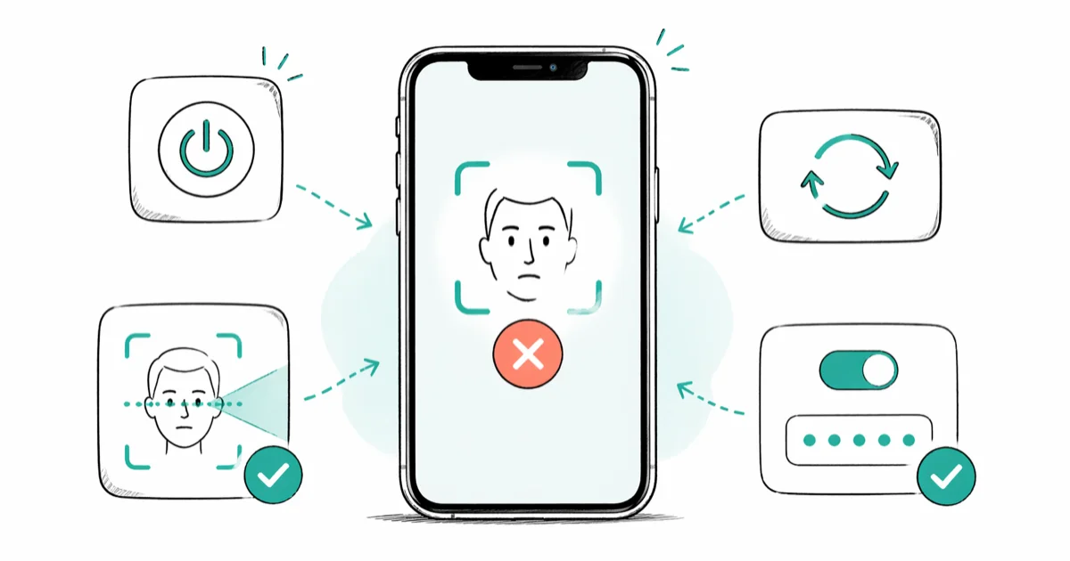 Face ID Not Working on iPhone? 7 Tested Fixes (2026) cover image