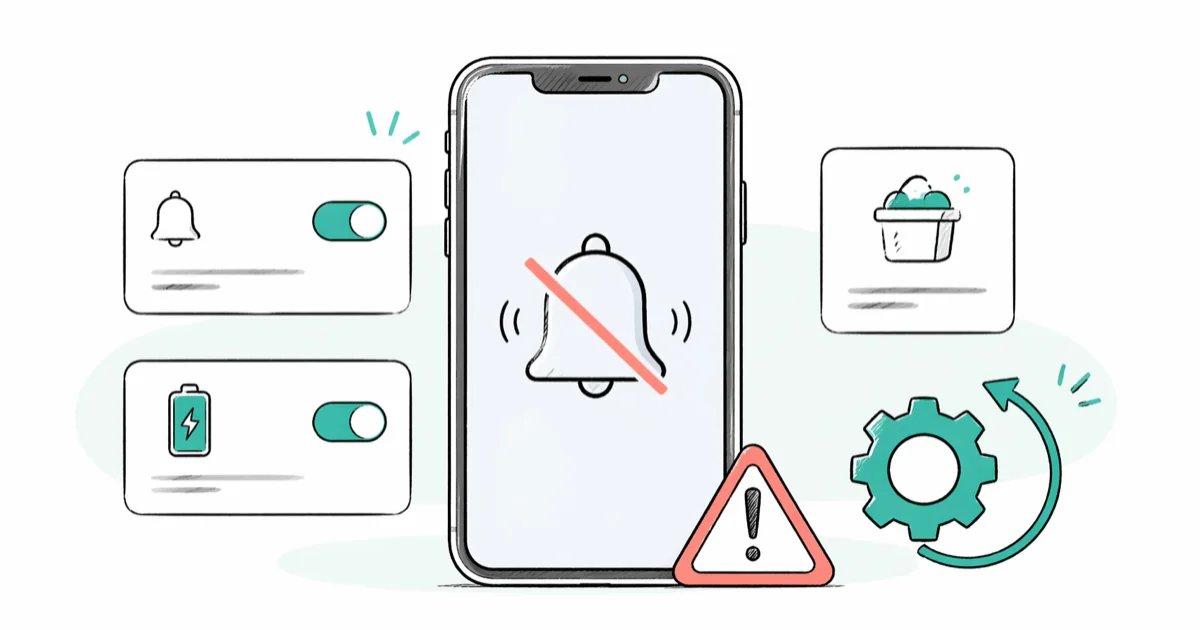 Fix Facebook Notifications Not Working on iPhone and Android cover image