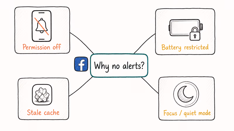 Diagnostic cards mapping permission battery cache and Focus notification causes
