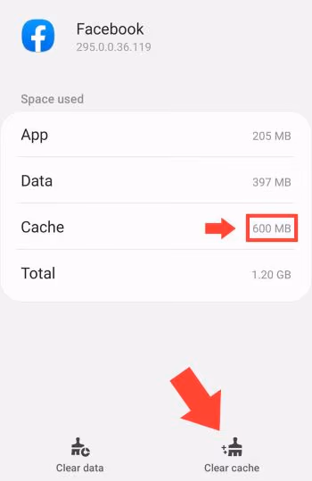 Clear the Cache on Your Facebook App