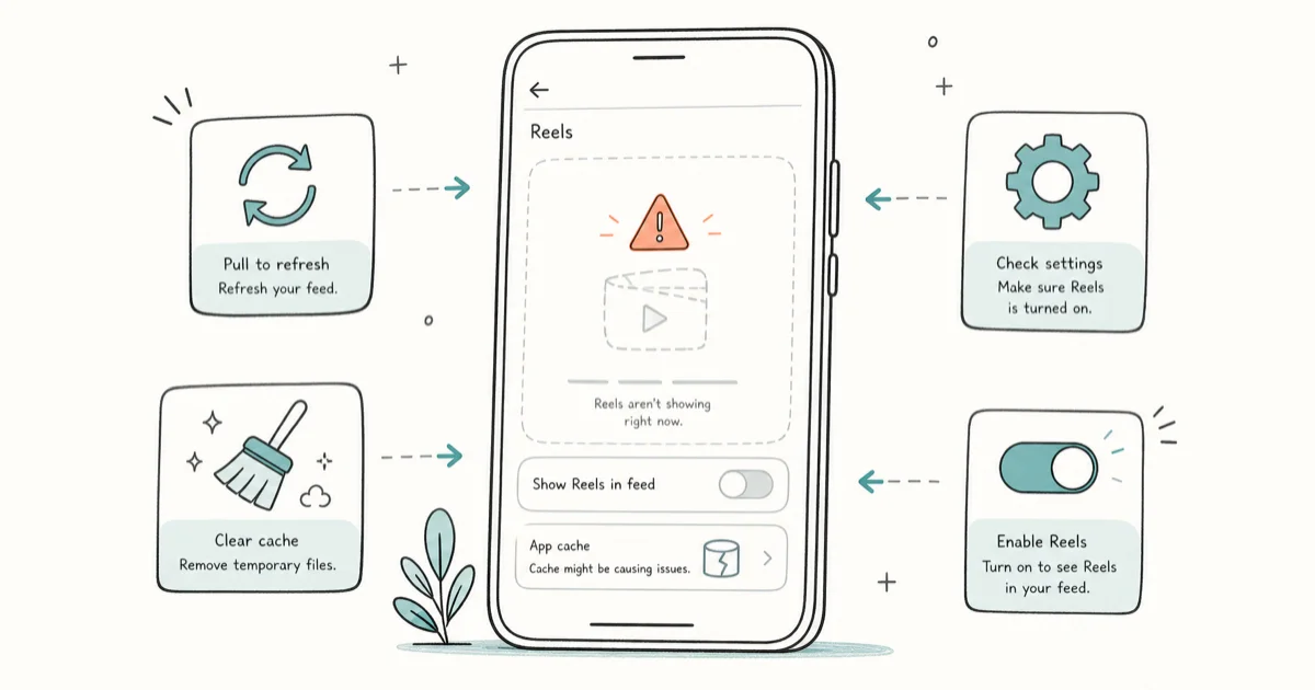 Facebook Reels Not Showing? 9 Fixes That Actually Work cover image