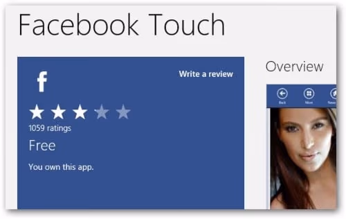 What is Facebook Touch