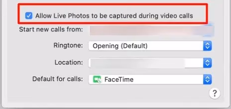 Allow Love Photos To be captured during video calls