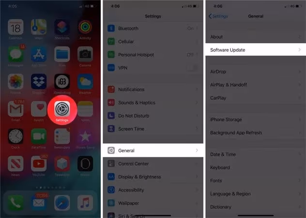 Perform a system update to fix FaceTime Waiting for Activation