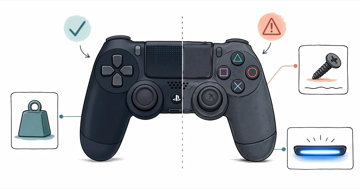 How to Spot a Fake PS4 Controller: 9 Buyer Checks (2026) cover image