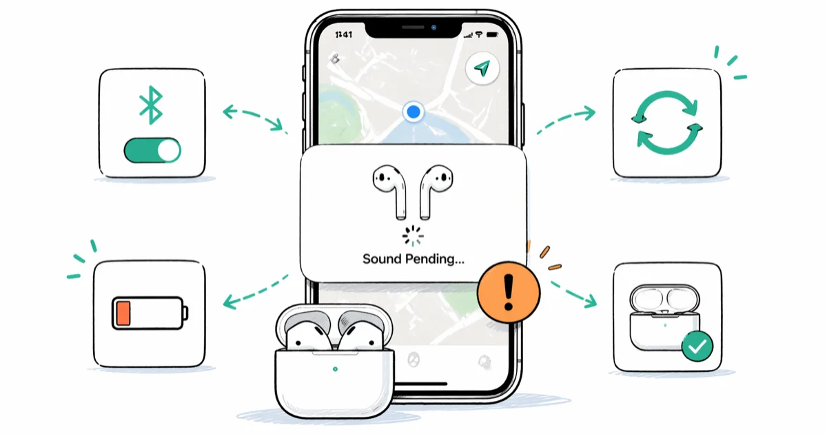 Find My AirPods Sound Pending: Why It Happens and Fixes cover image