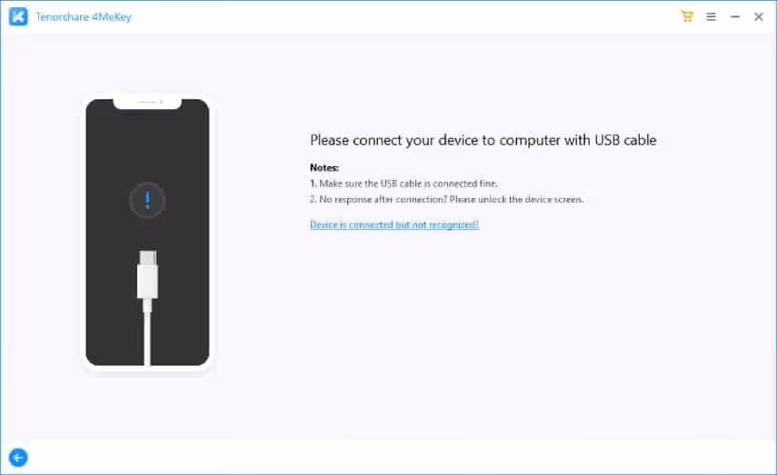 Connect Device to 4MeKey