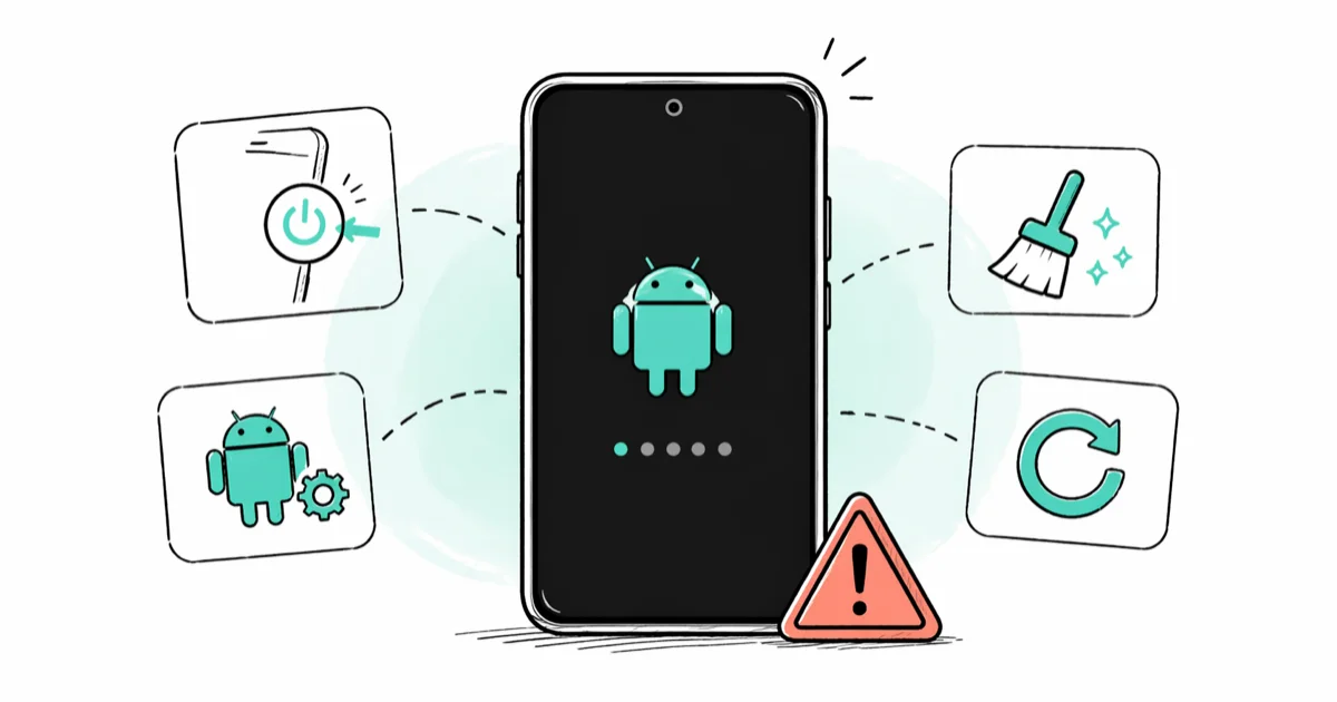 How to Fix Android Stuck on Boot Screen (7 Methods) cover image