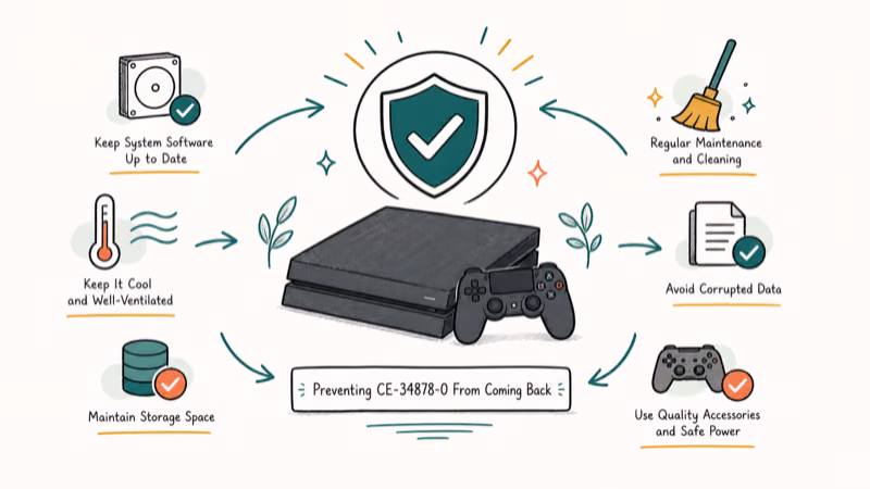 Hand-drawn illustration: Preventing CE-34878-0 From Coming Back