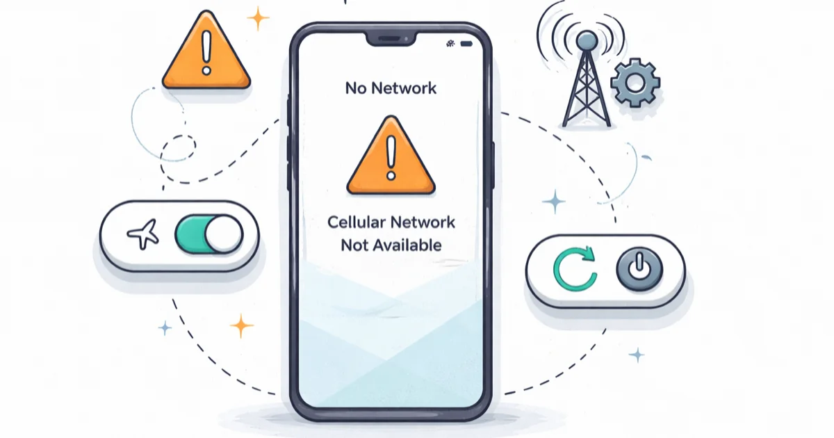 Fix Cellular Network Not Available on Android (2026) cover image