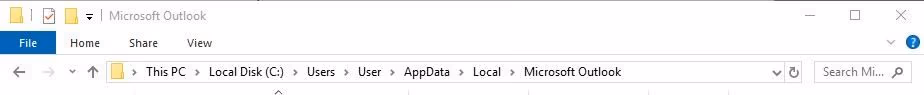 C:\Users\User\AppData\Local\MicrosoftOutlook