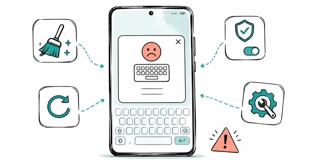 Fix Samsung Keyboard Has Stopped: 9 Working Methods cover image