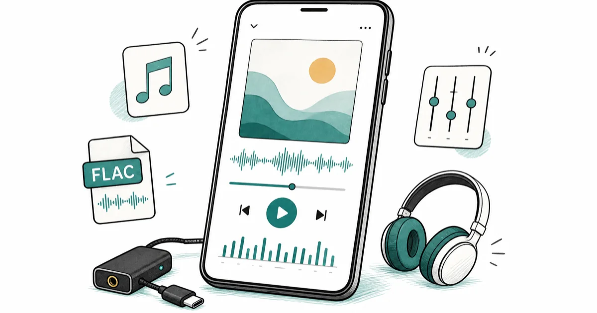 Best FLAC Player for Android in 2026: 7 Apps Tested cover image