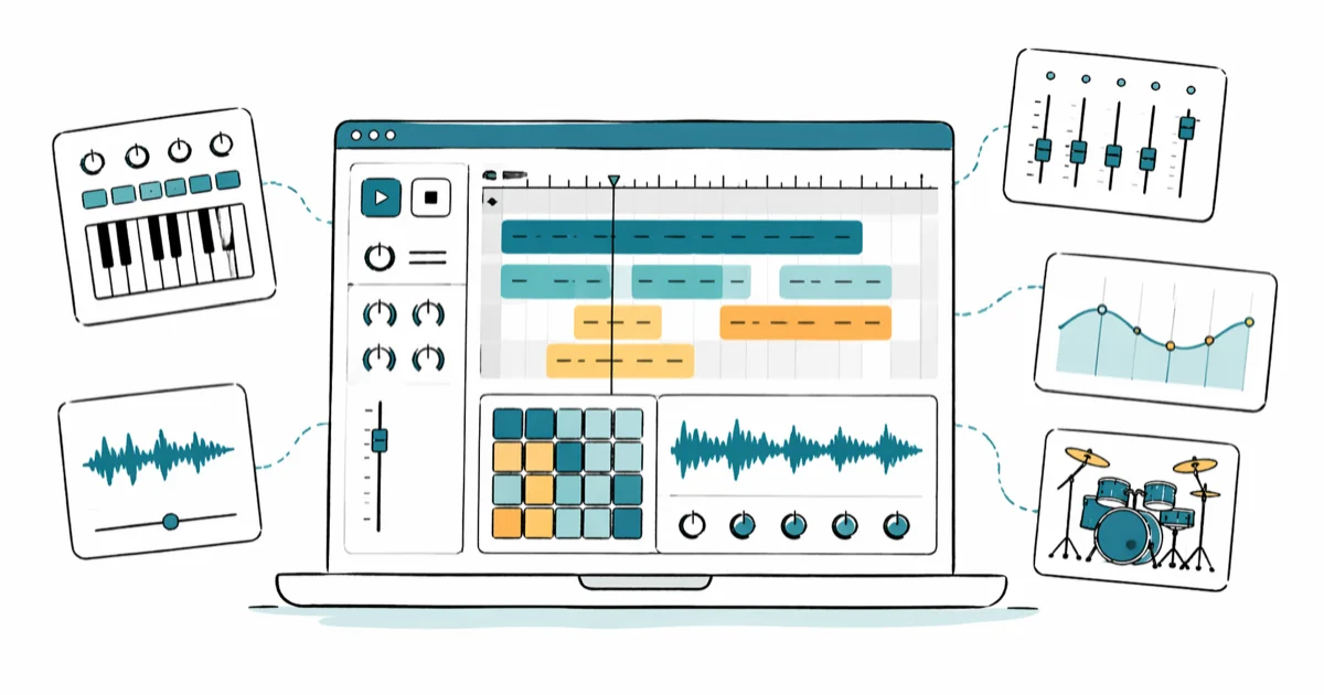 Best Free Beat-Making Software: 5 DAWs Tested in 2026 cover image