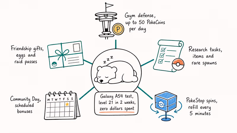 Five free Pokemon Go earning paths from gyms to friendship gifts