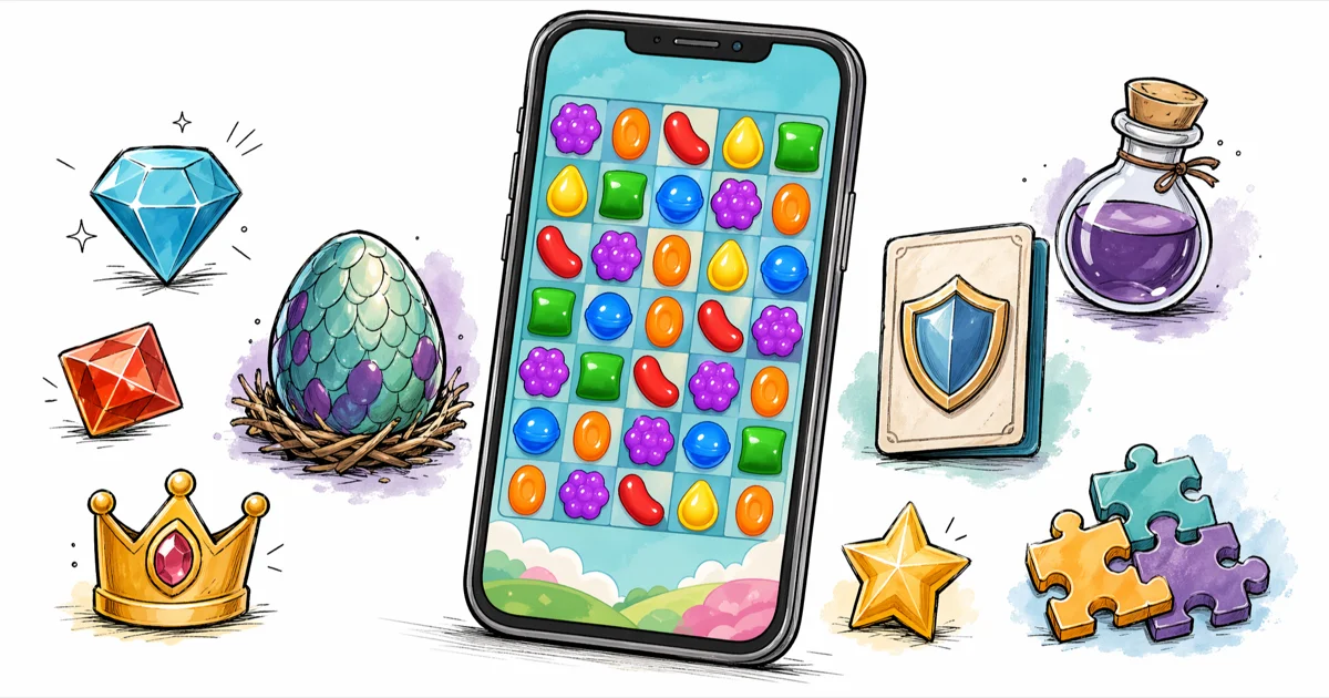 12 Best Games Like Candy Crush to Play on iPhone and Android cover image