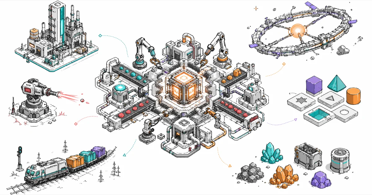 10 Best Games Like Factorio for Automation Fans (2026) cover image