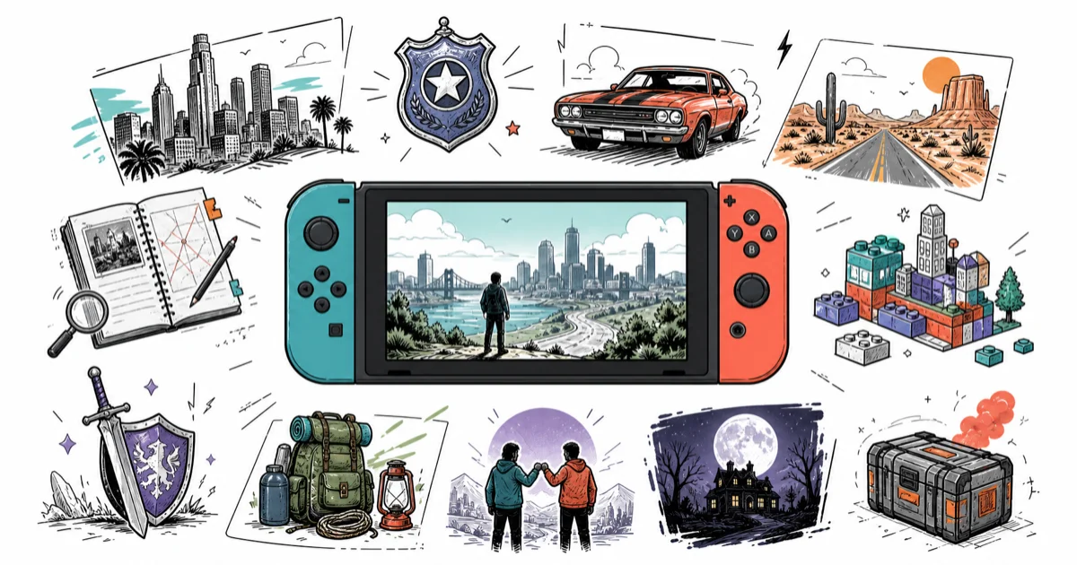 Games Like GTA on Switch: 8 Best Open-World Picks (2026) cover image