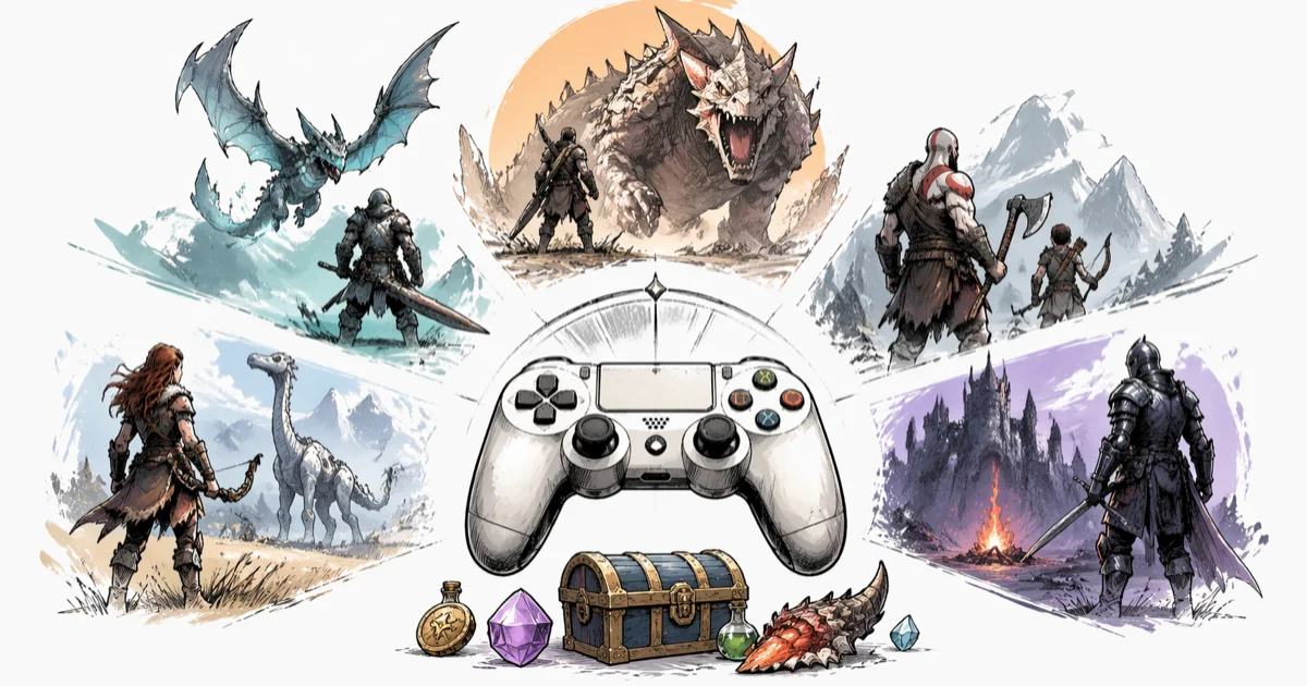 10 Best Games Like Monster Hunter Worth Playing in 2026 cover image
