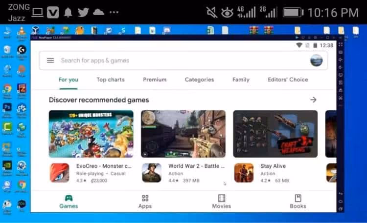 Playing A Gloud Game On PC Using Nox Player