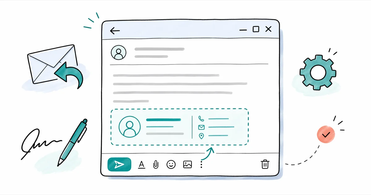 How to Add a Gmail Signature in Replies (2026 Guide) cover image