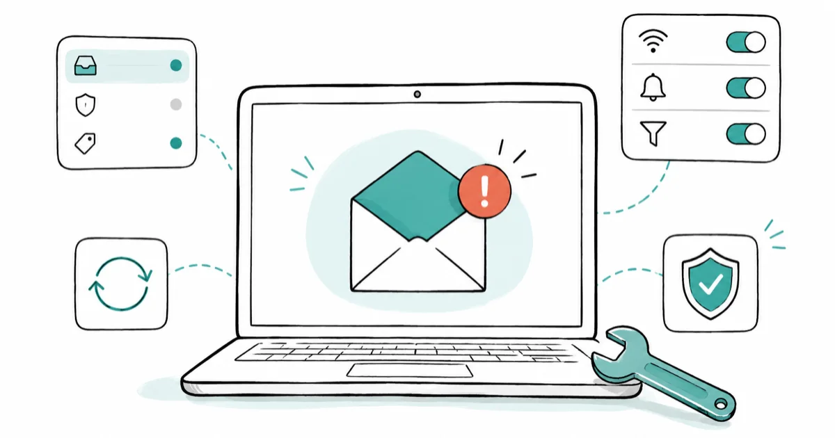 Gmail Not Receiving Emails? 9 Fixes That Actually Work cover image