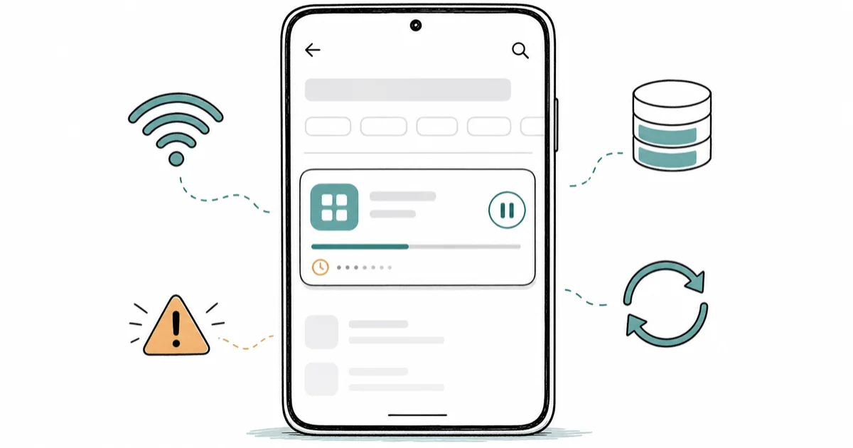 Resolving the Google Play Store Download Pending Error cover image