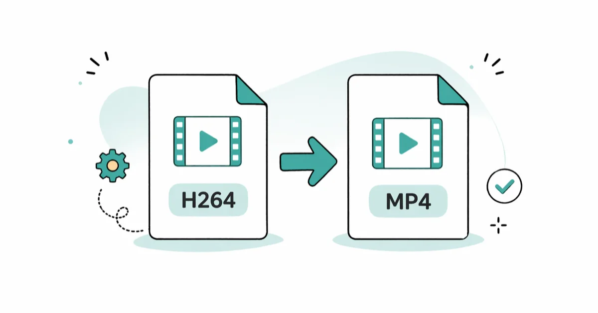 How to Convert H.264 to MP4: 5 Reliable Methods (2026) cover image