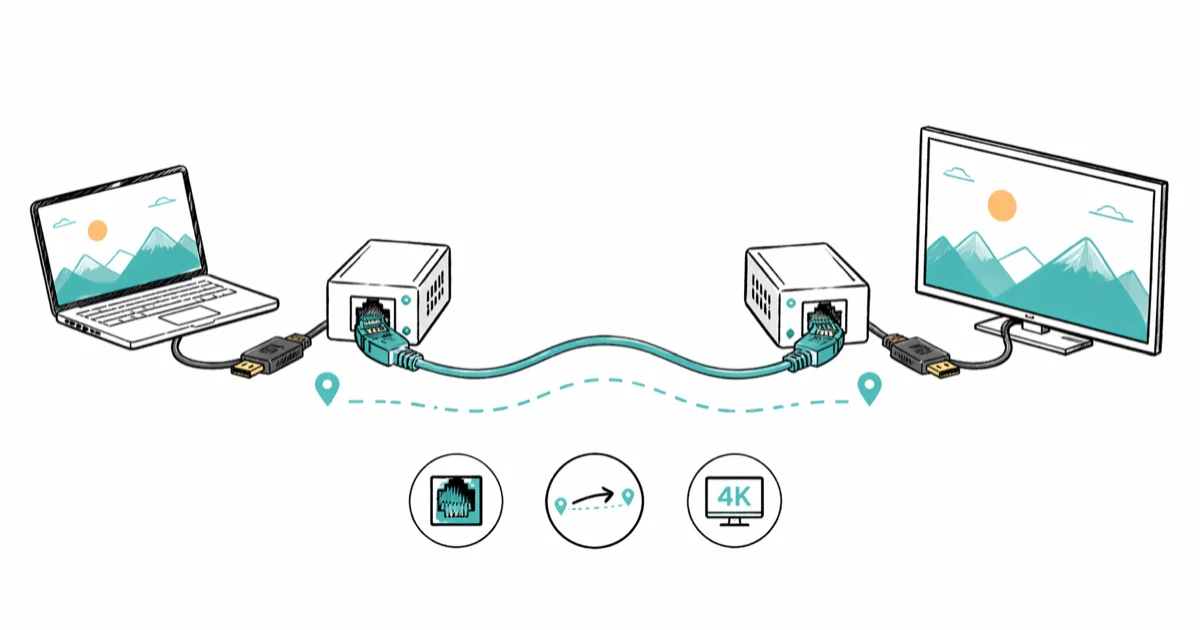 HDMI Over Ethernet: Send Video Up to 330 Feet Away cover image