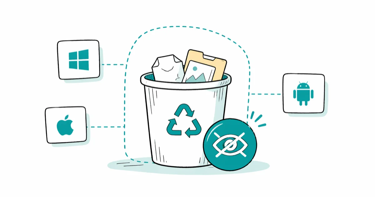 How to Hide the Recycle Bin on Windows 11 and Mac (2026) cover image