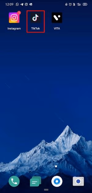 open TikTok