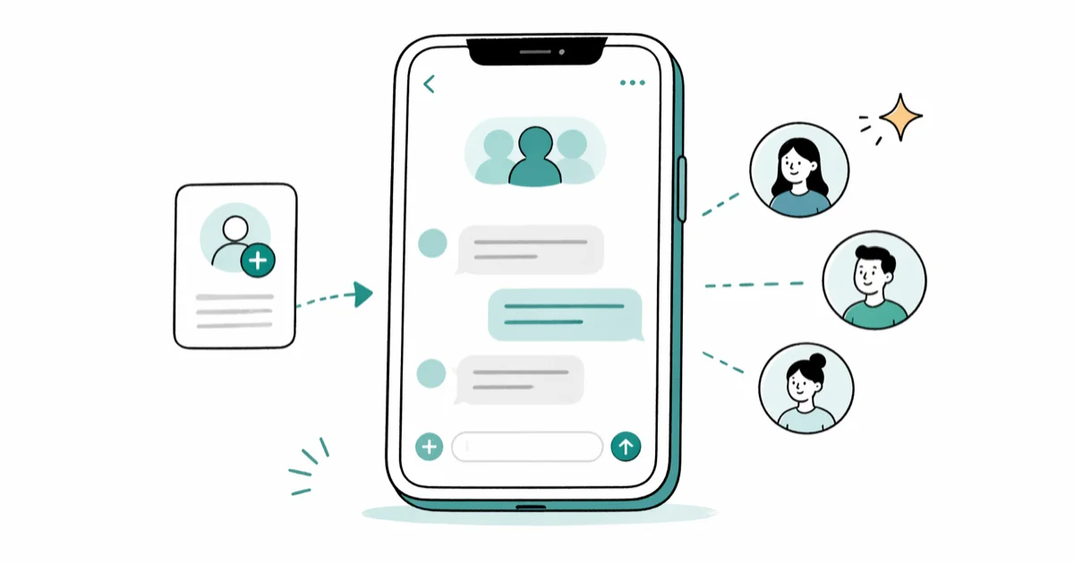 How to Add People to a Group Text on iPhone or Android cover image
