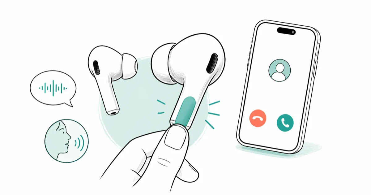 How to Answer Phone Calls With AirPods Pro on iPhone cover image