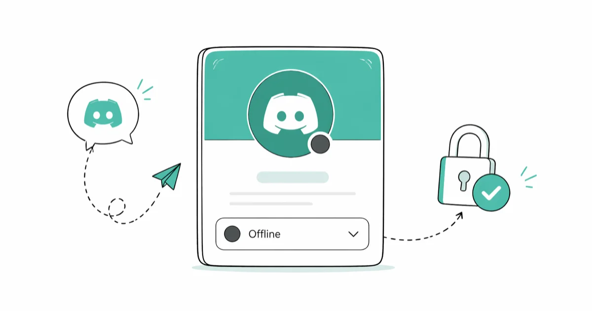 How to Appear Offline on Discord (Desktop and Mobile) cover image
