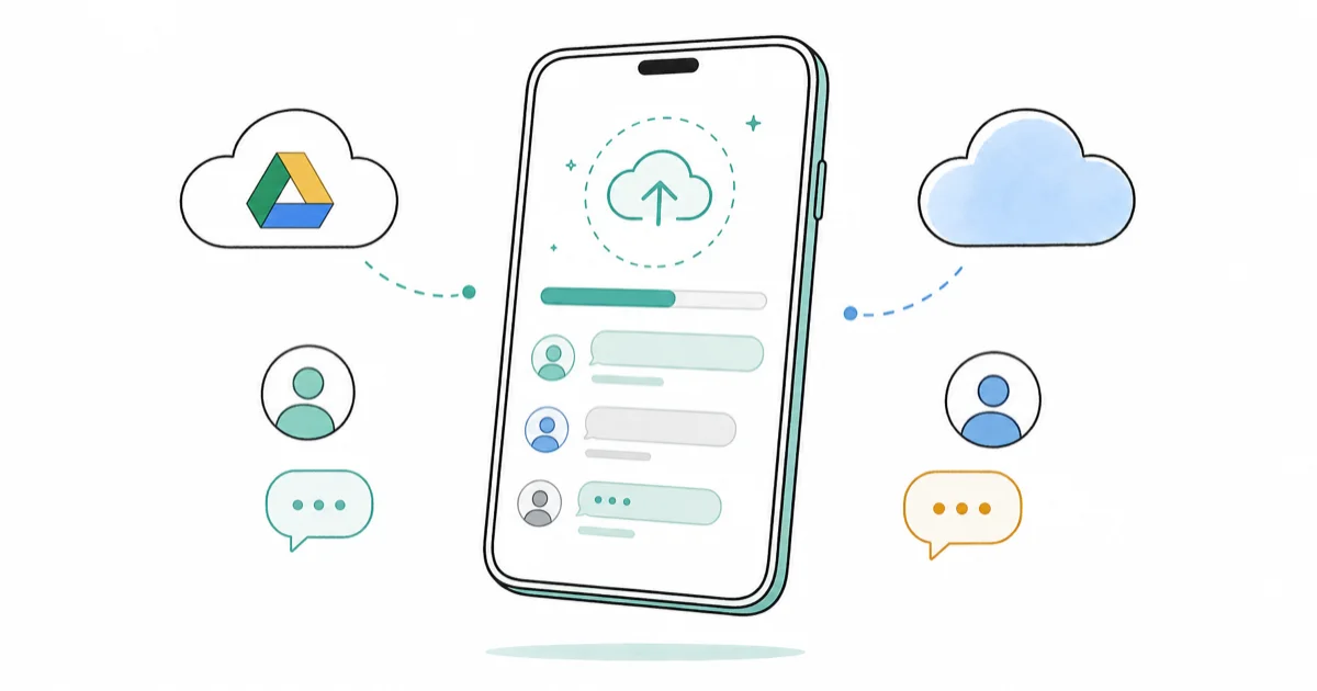 How to Backup WhatsApp Contacts on iPhone and Android cover image