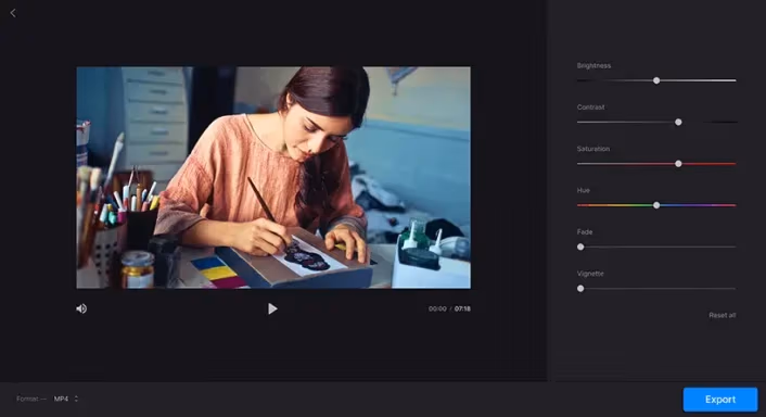 Clideo Video Brightener