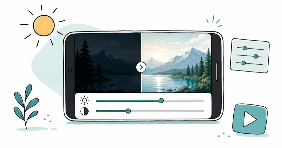 How to Brighten Dark Videos on Android: The Ultimate Guide cover image