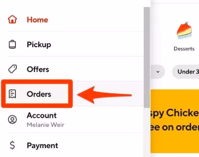 DoorDash Orders