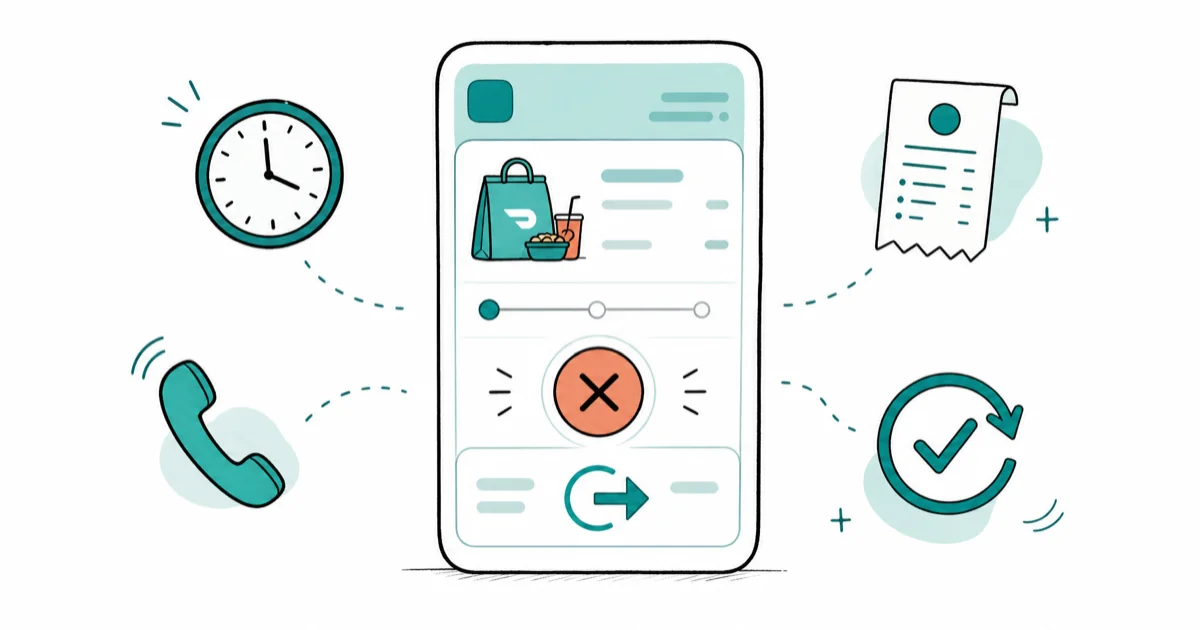 How to Cancel a DoorDash Order to Get a Full Refund cover image