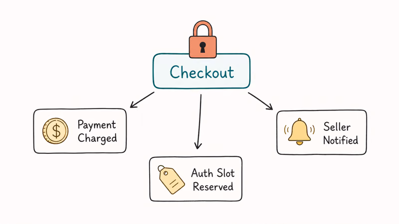 Three automated StockX actions firing at checkout that lock the order immediately