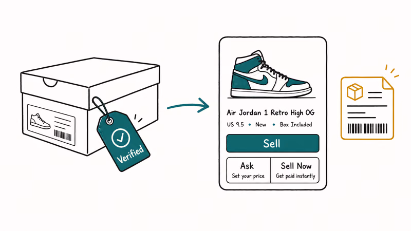 Authenticated StockX item being relisted for resale after a denied cancellation request