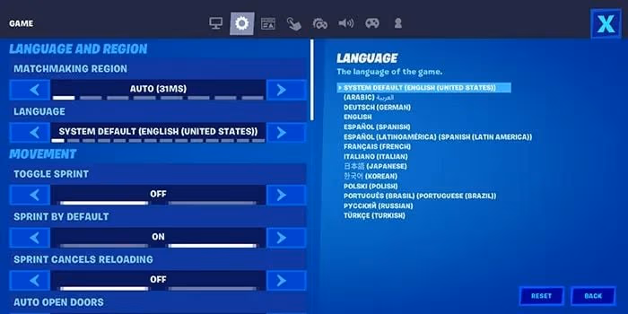 How to Change the Language on Fortnite on Android