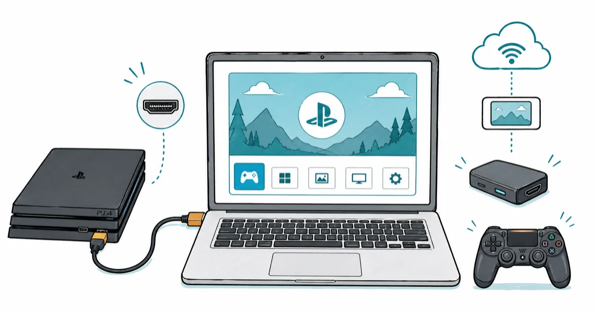 How to Connect PS4 to Laptop with HDMI: Ultimate Guide cover image